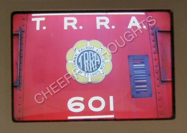 Duplicate '73 Kodachrome Side TRRA St Louis Terminal Railroad 601 Herald   32Q4