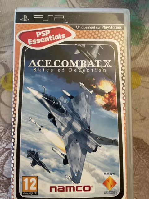 JEU PSP EDITION ESSENTIALS Ace combat X Skies of deception PAL FR Complet Notice