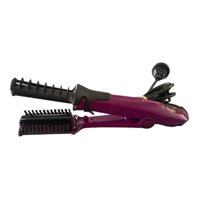 instyler rotating iron Brush Hair Curler Thin Small Barrel Model 1s1005.1 Purple