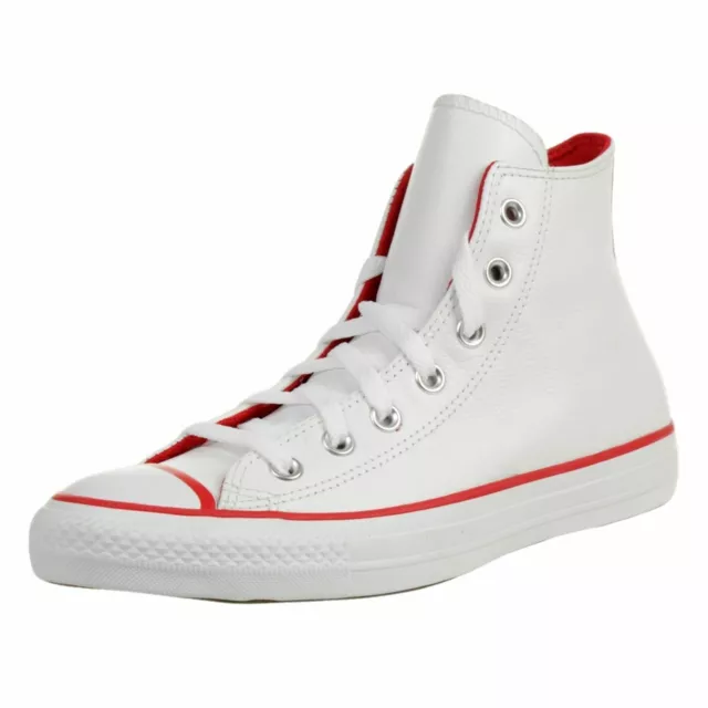 Converse CTAS HI Unisex Leder Sneaker Chuck 166729C Weiß