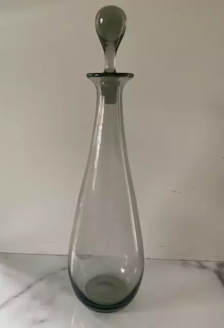 Holmegaard Per Lütken MCM. Glass decanter. Vintage 1950’s Danish design.