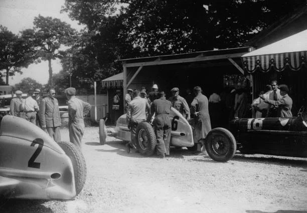 Grand Prix of Automobile Club de France Autodrome de Linas Montlhe- Old Photo