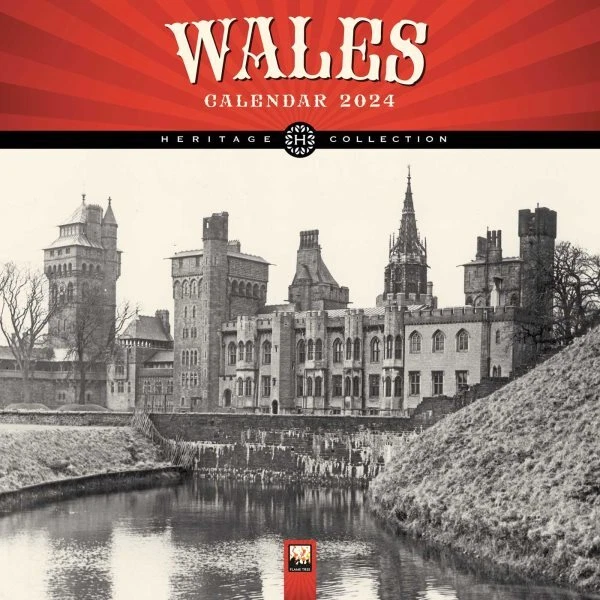 WALES HERITAGE 2024 Calendar, Paperback by Flame Tree Studio (COR