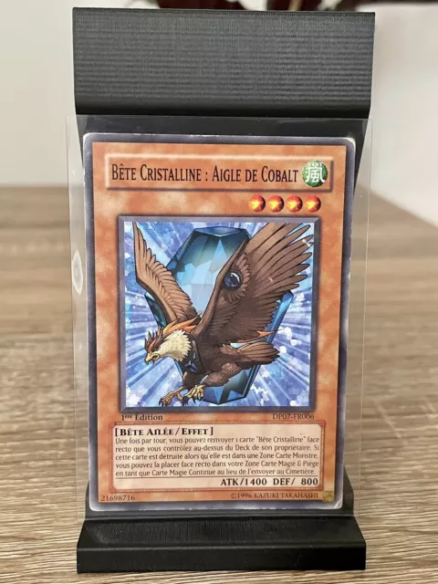 Yu-Gi-Oh! Bête Cristalline : Aigle de Cobalt ! FIRST EDITON FR ! DP07-FR006 RARE