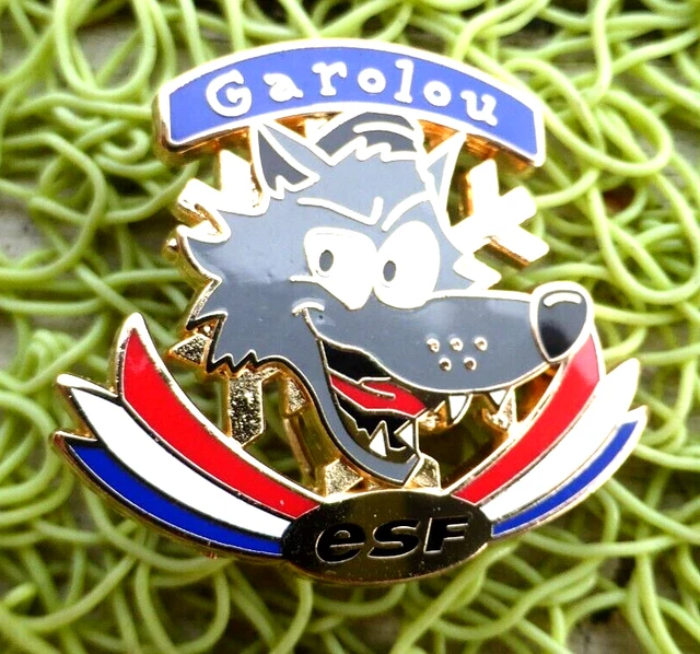 Pin's Badge Broche ESF Ecole du Ski Français Flocon 2