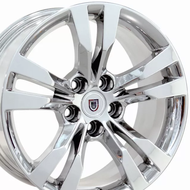 18x8.5 Chrome CTS Style Wheels SET Fits Cadillac Buick Chevy