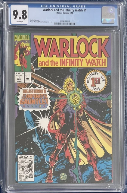 Warlock and the Infinity Watch #1 CGC 9.8 (1992) Premiere Issue Marvel Comics NM