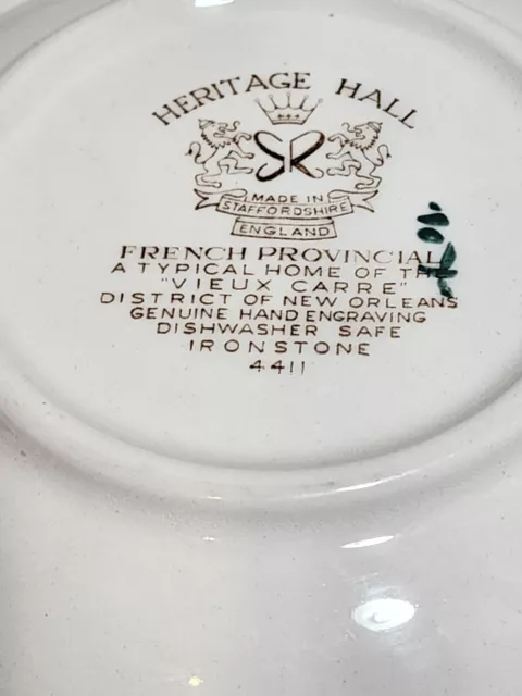 Johnson Bros Heritage Hall #4411 Vegetable Serving Bowl 8in EUC Priority Ship 3