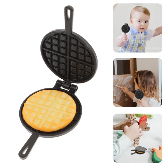 1 set di mini stampo per bambola casa per cialde decorativo piccolo stampo per cialde con cialda
