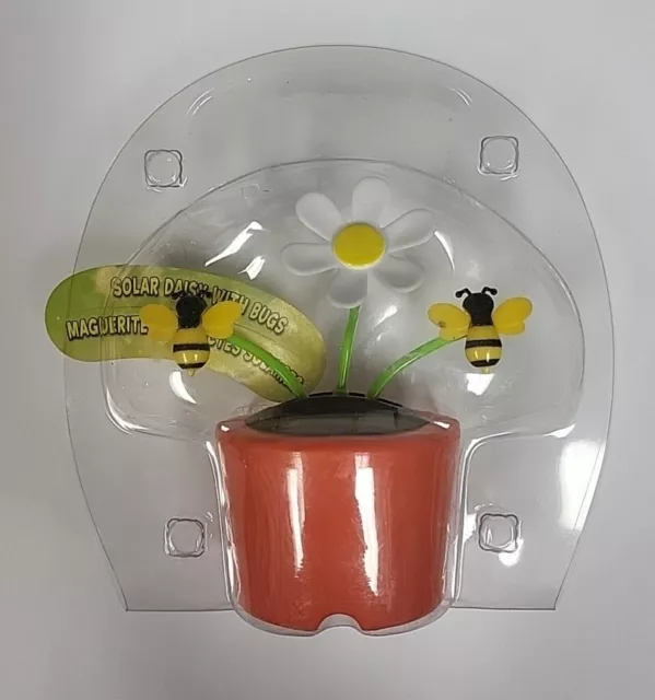 New Solar-Powered Dancing Daisy With Bugs