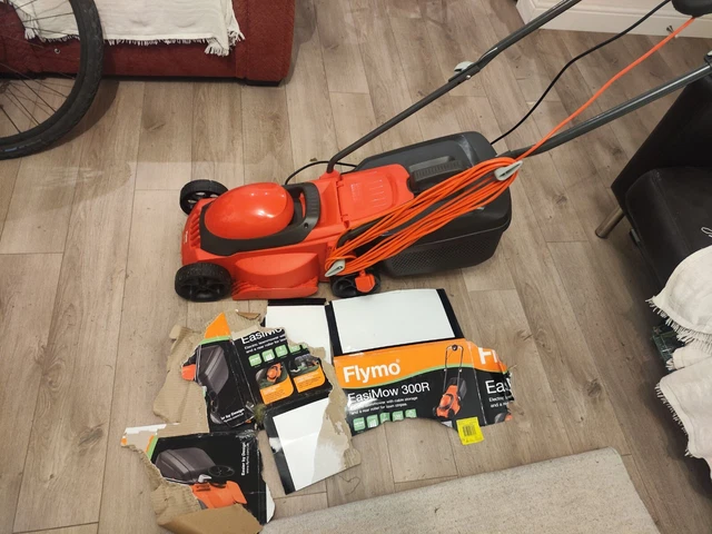 FLYMO EASISTORE 300R 1200w Electric Rotary Lawn Mower 30cm