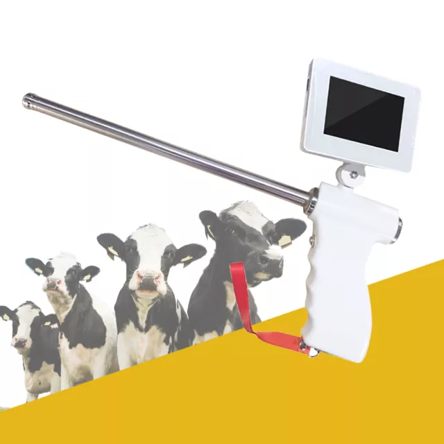 New Insemination Kit For Cows Cattle Visual Insemination Gun w/Adjustable Screen