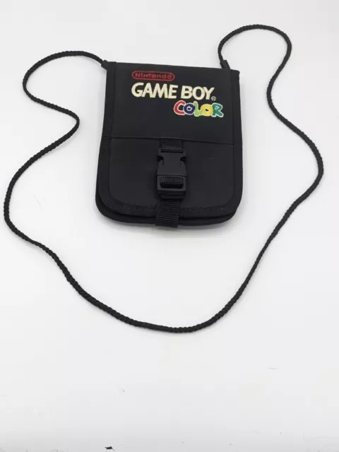 Nintendo Game Boy Color Carrying Case Black - Used & Cleaned