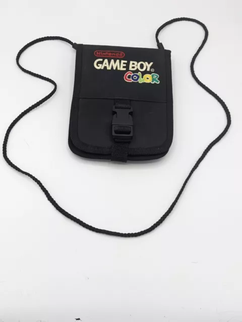 Nintendo Game Boy Color Carrying Case Black - Used & Cleaned Nintendo Game Boy Color Carrying Case Black - Used & Cleaned