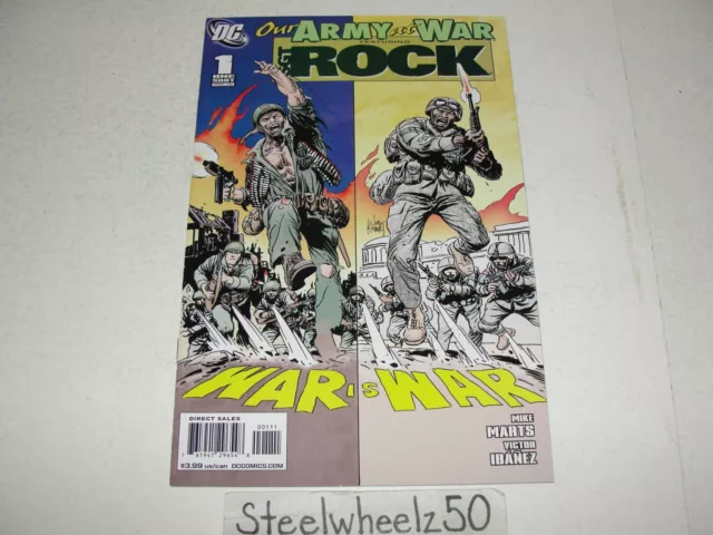 Our Army At War Featuring Sgt Rock #1 Comic DC 2010 Joe Kubert Cover Ibanez RARE