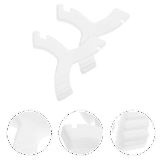 Vassoio snack morso a forma di Y ciotola in silicone gel di silice bianco