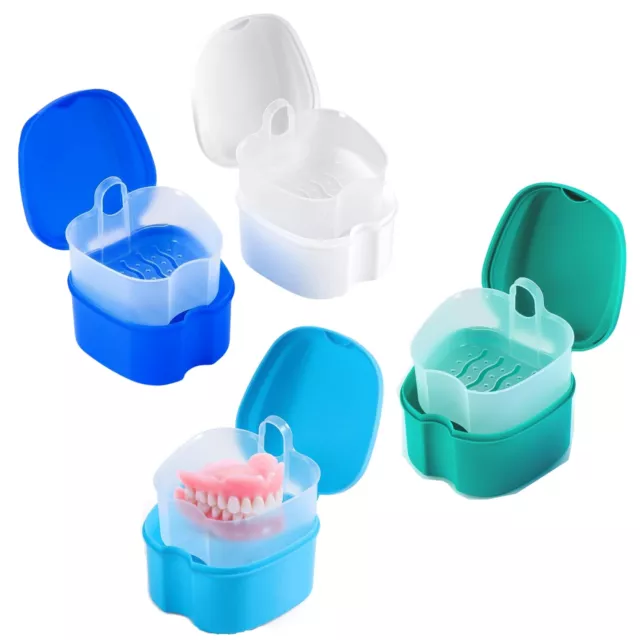 JMU Orthodontic Retainer Denture Storage Box Case Mouthguard Container Colors