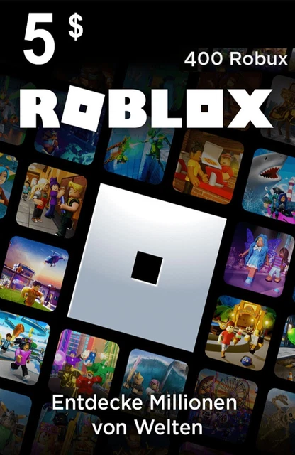 Roblox Game Card USD 5 - $5 Dollars USA Digital Roblox Guthaben online Code