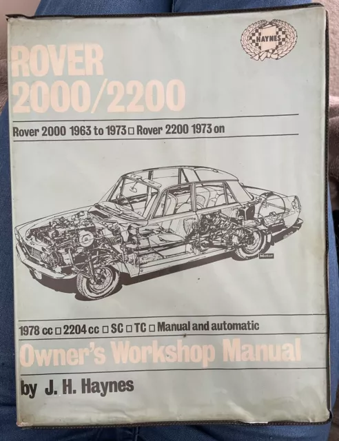 Haynes Rover 2000/2200 Owners Workshop Manual