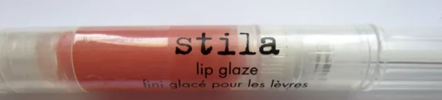 Stila Lip Glaze - APRICOT -  0.05 oz/1.5 ml -  NEW/SEALED 2