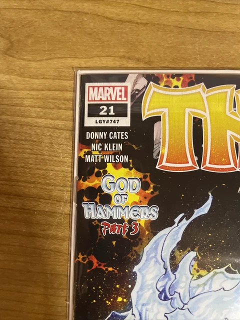 Thor #21 (2022) 2Nd Printing Bagged & Boarded Klein Variant Cover Marvel Comics 3