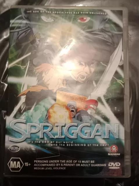 SPRIGGAN DVD, 2001 Anime Action Hirotsugu Kawasaki ADV Films