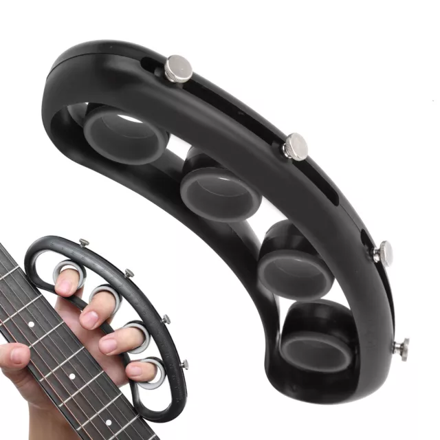 Finger Stretcher Hand Extender Guitar Piano Instrument Resistance Bands Black