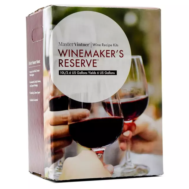 Kit de recetas de vino Master Vintner™ Winemaker's Reserve™ fabrica 6 galones de cabernet