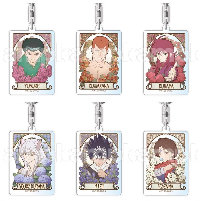 Yu Yu Hakusho DMM Kuji Acrylic Keychain Lot of 6 G28915