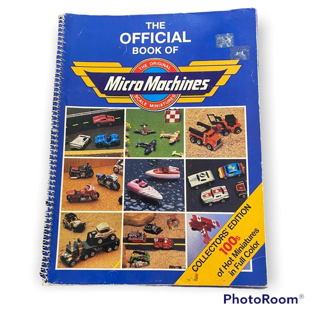 VINTAGE 1989 The Official Book of Micro Machines Toy Car Collectors