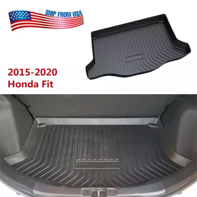 Set For 2015-2020 Honda Fit Floor Mats Cargo Liner Trunk Mat All Weather