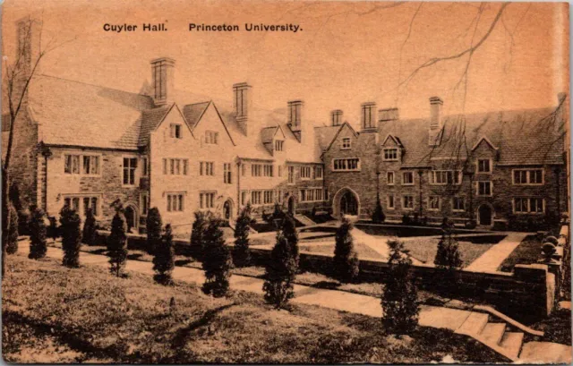 Vintage Postcard -Cuyler Hall Princeton University Princeton NJ