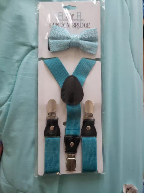 Kids London Bridge Suspender And Bow Tie Set Adjustable