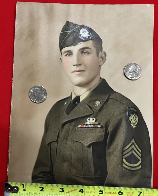 ORIGINAL WW2 13TH Airborne Paratrooper Glider Large Picture £376.01