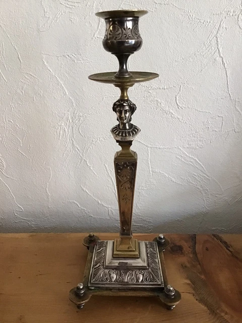 Statue antque Buste PLÂTRE JEUNE FEMME sgnée propréteé - Etsy France