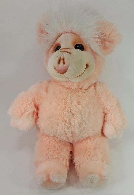 VINTAGE PIGALILLY DUMPLINGS Plush 24K Polar Puff Pink Pig Mighty