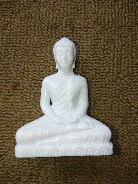 Buddha Statue Figurine Therawada Home Decor Car Dashboard Sitting Worshipped