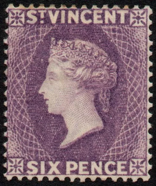 St. Vincent 1888 6d. wmk. inverted, MH (SG52w)