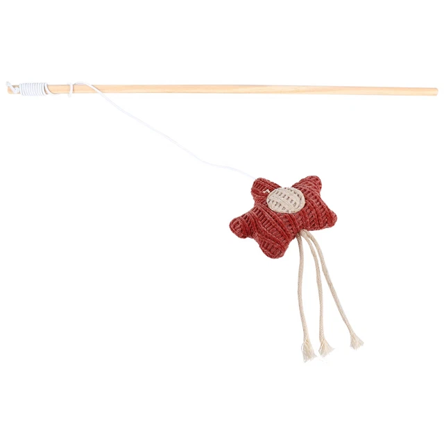 Interactive Cat Toys Cat Teaser Fishing Pole Cat Toy Cat Stick