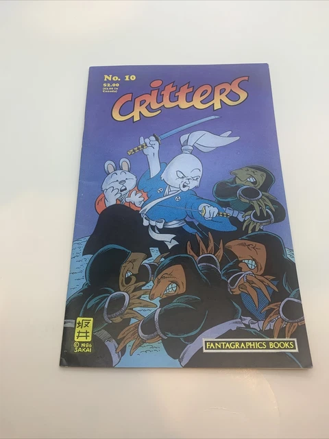 Critters #10 Early Usagi Yojimbo Stan Sakai Fantagraphics Books 1987