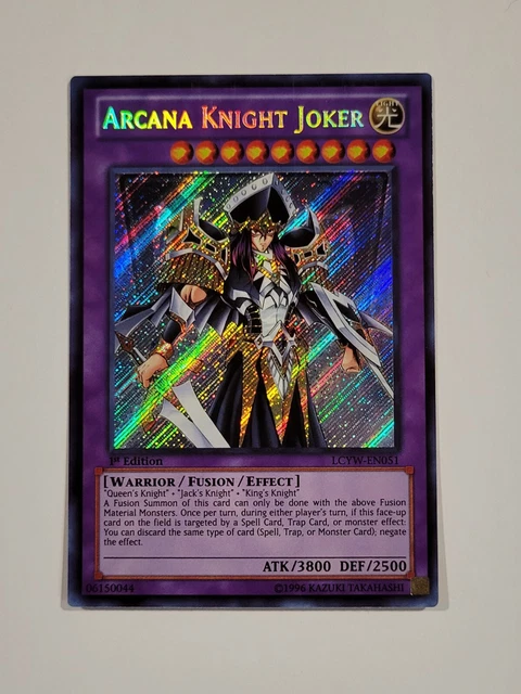 Yugioh TCG - Arcana Knight Joker - LCYW-EN051 1st Edition Secret Rare NM