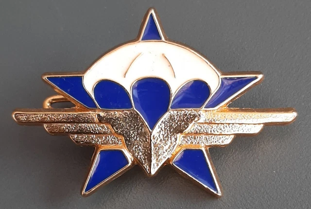 Insigne 1er RCP EVAT - Fabrication Leblond - Régiment Chasseurs Parachutistes - Rare