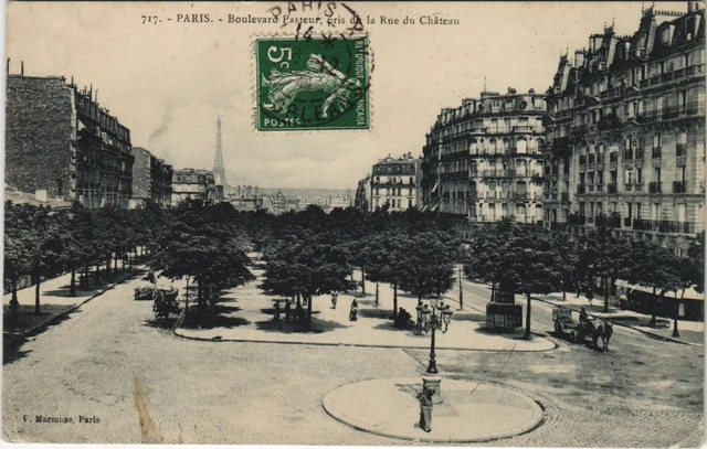 CPA PARIS 15e - Boulevard pasteur pris de la (156318)