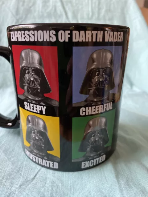 Big Size STAR WARS EXPRESSIONS OF DARTH VADER BLACK COFFEE MUG CUP Ceramic