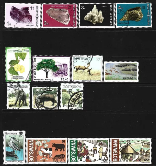 Botswana .. Good collection of postage stamps .. 13251