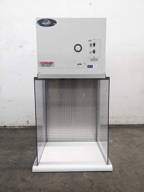 Nuaire 2ft NU-201-230 Laminar Flow Hood With HEPA & Blower, FULLY TESTED