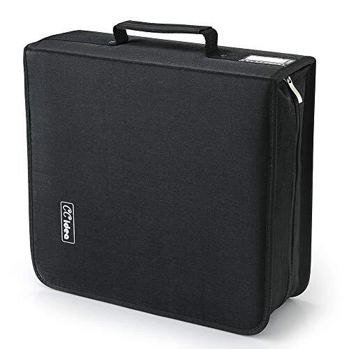 264 Capacity CD /DVD Case Storage Holder ,Media Storage, Binder By  ( 264-Black
