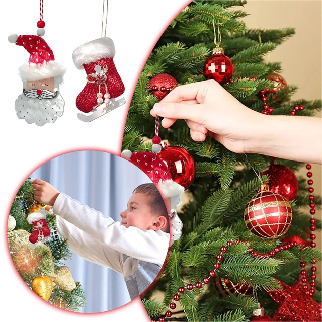 Christmas Tree Hanging Decorations Fireplace Decorations Plush Socks Plush