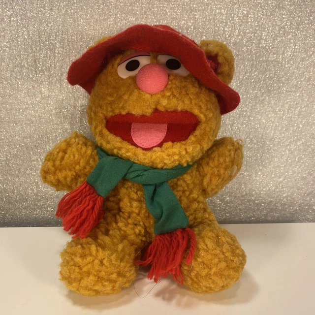 1988 McDonalds Jim Henson Muppet Babies Vintage Plush Baby Fozzie Bear 8"