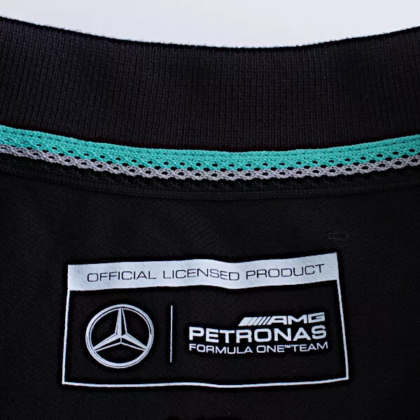 Mercedes Damen Poloshirt AMG Petronas Classic Formel 1 Team Polo Shirt schwarz 3